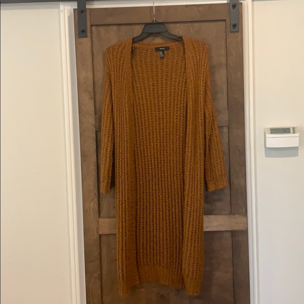Duster sweater